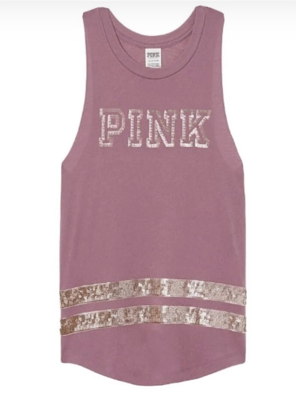 PINK Victoria's Secret Sequin Tank NWOT